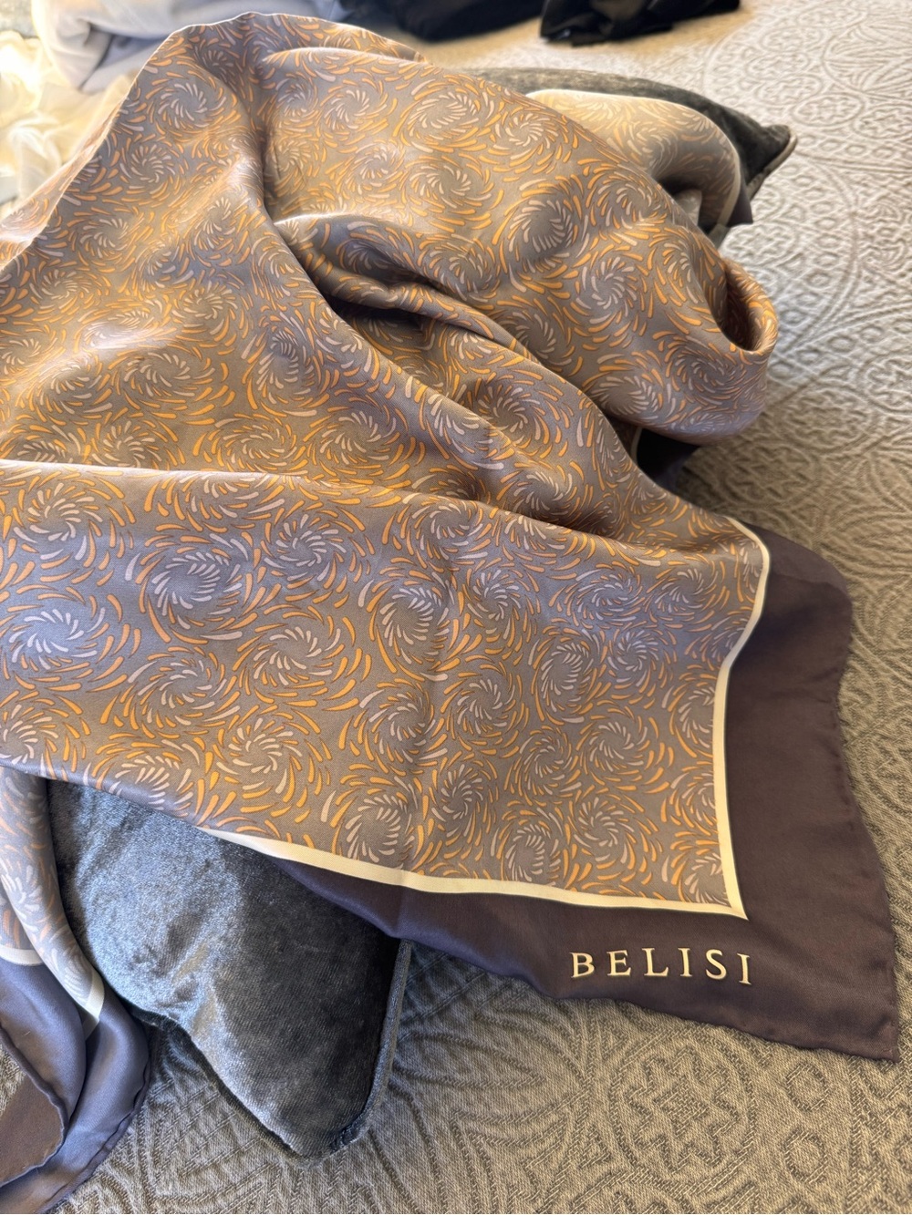 Belisi Women’s Silk like Scarf or Wrap. 31 X 31